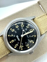 1円 稼働 良品 ハミルトン 9415A 手巻き カーキ ボーイズ/メンズ腕時計 _画像2