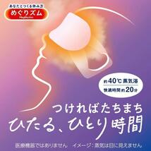 めぐりズム 蒸気でホットアイマスク 完熟ゆずの香り 2箱(合計24枚)_画像2