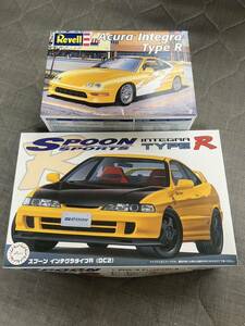 希少！ホンダ インテグラ タイプR DC2 プラモデル タミヤ 未組立 2台セット 丸目 角目 スプーン spoon