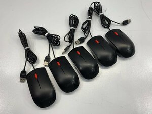 【未検査品】Lenovo USBマウス SM-8823 5個セット [Etc]