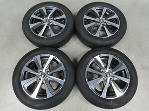 超バリ溝 トヨタ アクア 185/60R15 NHP10 純正 ポリッシュ 5.5J +45 PCD100 4穴 ヴィッツ ヤリス