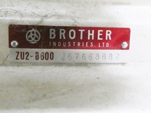 02 67-591510-16 [Y] BROTHER ブラザー ペースセッター Pacesetter 600 ZU2-B600 ミシン フットペダル付き 旭67_画像7