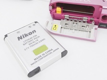 01 00-591064-96 [Y] Nikon ニコン COOLPIX クールピクス A300 コンパクト デジタルカメラ ピンク 箱付き 札00_画像6