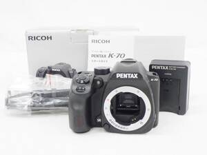 01 15-589991-28 [Y] 【ボディのみ】 RICOH リコー PENTAX ペンタックス K-70 デジタル一眼 箱付き 付属品 札15