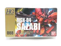 01 00-000000-00 [Y] (42) BANDAI バンダイ 機動戦士ガンダム 逆襲のシャア 1/144 MSN-04 HG SAZABI プラモデル 札00_画像7