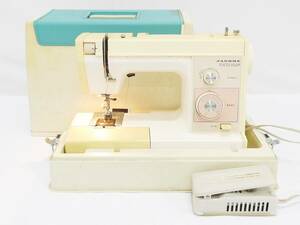 01 07-591093-12 [Y] JANOME ジャノメ ミシン EXCEL 10 SP MODEL 631 ケース付き 裁縫 手芸 札07