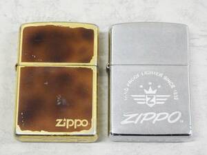 01 07-591729-19 [Y] ZIPPO ジッポー ジッポ 2点 セット ライター 喫煙グッズ 札07