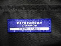 01 00-000000-98 [Y] (0325-4) BURBERRY バーバリー BLUE LABEL ミニ ハンドバッグ ワンショルダー ノバチェック ナイロン×牛革 札経00_画像9