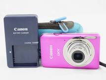 01 15-592053-25 [Y] Canon キャノン デジカメ IXY 210F ピンク系 PC1588 デジカメ デジタルカメラ 札15_画像1