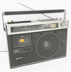 02 69-591930-22 [Y] SONY ソニー CF-1990 STUDIO MIXER ラジカセ FM/SW/MW 3バンド ラジオ カセットコーダー 旭69