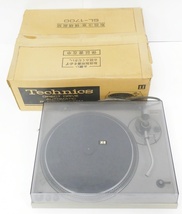 02 67-590508-04 [Y] Technics テクニクス SL-1700 セミオート ダイレクトドライブ レコードプレーヤー 箱付き 旭67_画像1