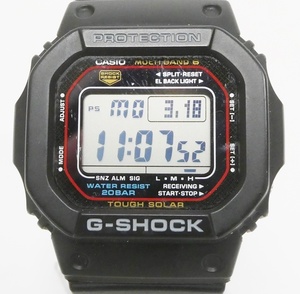 02 68-591227-13 [Y] CASIO カシオ G‐SHOCK 3159 GW-M5610 電波ソーラー デジタル メンズ 腕時計 旭68