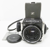 02 68-590702-06 △ [Y] Zenza BRONICA ゼンザ ブロニカ S2 中判カメラ ボディ レンズ 1:2.8 f=7.5㎝ フィルム カメラ 旭68_画像1