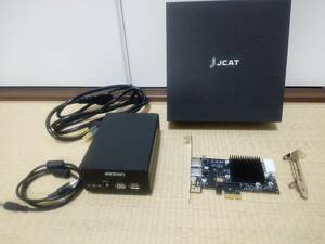 【送料無料】JCAT USB Card XE + リニア電源（未使用に近い）