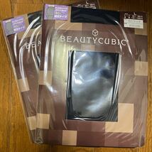 Beauty Cubic 着圧タイツ　80デニール　マチと足型付き　2足組_画像1