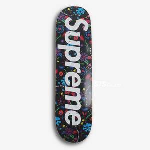 Supreme - Airbrushed Floral Skateboard 黒 シュプリーム - エアーブラッシュド フローラル スケートボード 2019SS