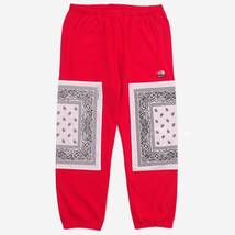 Supreme/The North Face Trekking Bandana Sweatpant 赤M シュプリーム/ザ ノース フェイス トレッキング バンダナ スウェットパンツ 22SS_画像1