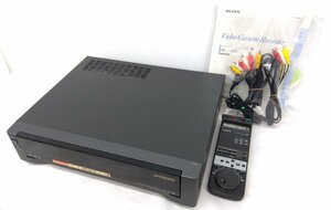 ベータ ビデオデッキ SL-200D SONY ソニー 43×11×36cm 日本製 ビデオカセットレコーダー 通電確認済
