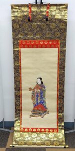 Висящая ось Шноку Принц Киномото 74 × 187 × 2,5 см личные декоративные товары Японская живопись искусство полярное цветное рукописное рукопись