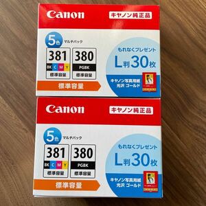 Canon BCI-381+380/5MP純正品 