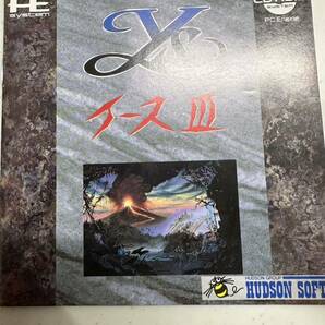 動作未確認 イースⅢ PCエンジン ゲームソフト CD-ROMの画像3