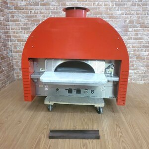 ^v*H097 next stone kiln pitsa oven PZT-500α three-phase 200V large electric type pizza oven pizza boiler authentic style business use operation verification ending!^V