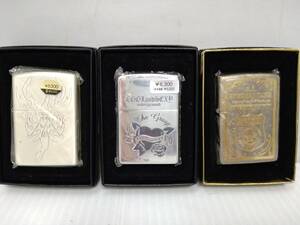 ♪♪4c022-28 Zippo ジッポ 3個 セット U.S. SPECIAL POLICE COOL&SEXY underground Demon Fairy コレクション 未使用 保管品♪♪