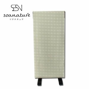 きもの日和◆3,900円~[soanature]新素材ソアナチュア着尺(反物/未仕立て/黄緑色系×紋柄)洗える♪aak515-3[P]