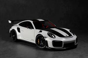 AUTOart 1/18　ポルシェ 911 （991.2） GT2 RS ヴァイザッハ・パッケージ （ホワイト／カーボンブラック）