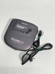 ● コレクター必見 SONY ソニー Discman ディスクマン D-335 CDウォークマン ポータブル CD プレーヤー イヤホン ブラック 黒 部品取りma13