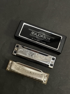 * collector worth seeing set sale 2 point harmonica MAJORBOY TOMBO other musical instruments collection ma193