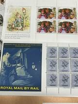 コレクター必見 未使用品 ROYAL mail 英国 切手 イギリス ヨーロッパ 切手 冊子 ウェッジウッド他 アンティーク レトロ コレクション T214_画像2