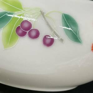 ★コレクター必見 香蘭社 蓋物 蓋付小鉢 キャンディポット 食器 花絵柄 ビンテージ レトロ コレクション T317 の画像4