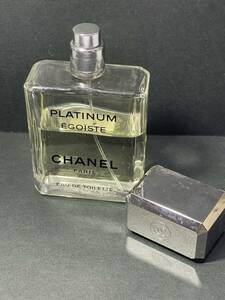 ★コレクター必見 CHANEL EGOIST PLATINUM シャネル オードトワレ 100ml瓶 香水 フレグランス コレクション T388