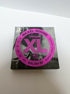 D'Addario EXL120-3D|3 комплект упаковка D'Addario электрогитара струна 