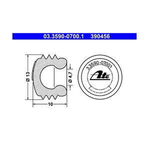 Ate製 ブレーキキャリパー用ブリーダーキャップ・ダストキャップ＊VW/AUDI/PORSCHE/MERCEDES-BENZ/BMWなど＊4個セット【新品】の画像5