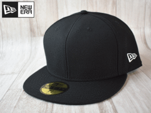 ★未使用品★NEW ERA ニューエラ 59FIFTY 7-3/4 61.5cm 無地 キャップ 帽子 USモデル デッドストック J26