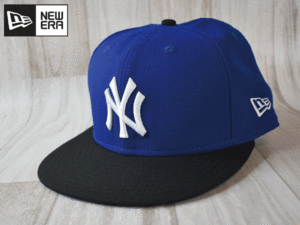 ★未使用品★NEW ERA ニューエラ NY YANKEES ニューヨーク ヤンキース 59FIFTY 7-1/4 57.7cm フラットバイザー キャップ 帽子 A803