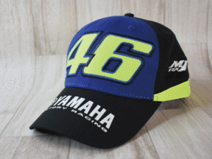 ★未使用品★VALENTINO ROSSI ヴァレンティーノ ロッシ ＃46 YAMAHA M1 YZR バイク フリーサイズ キャップ 帽子 USモデル J82