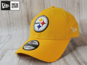 ★未使用品★NEW ERA ニューエラ NFL Pittsburgh Steelers スティーラーズ 9 FORTY フリーサイズ キャップ 帽子 USモデル A853