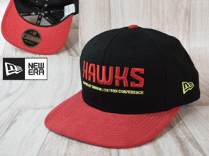 ★未使用品★NEW ERA ニューエラ NBA ATLANTA HAWKS ホークス 9FIFTY ORIGINAL FIT フリーサイズ キャップ 帽子 A888