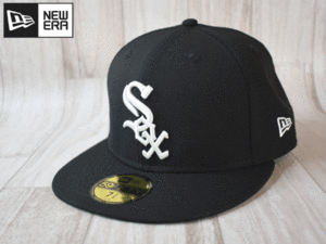 ★未使用品★NEW ERA ニューエラ MLB CHICAGO WHITE SOX ホワイトソックス 59FIFTY 7-3/8 58.7cm キャップ 帽子 USモデル A382