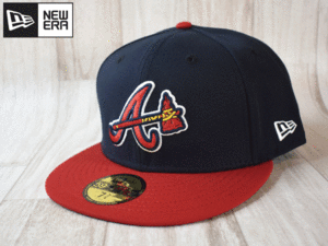 ★未使用品★NEW ERA ニューエラ MLB ATLANTA BRAVES アトランタ・ブレーブス 59FIFTY 7-3/4 61.5cm キャップ 帽子 USモデル J70