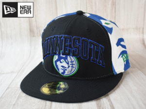 ★未使用品★NEW ERA ニューエラ MINNESOTA TIMBERWOLVES ティンバーウルフス 59FIFTY 7-1/2 59.6cm キャップ 帽子 USモデル A23