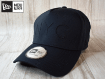 ★未使用品★NEW ERA ニューエラ フリーサイズ NYC ロゴ キャップ 帽子 J28_画像1