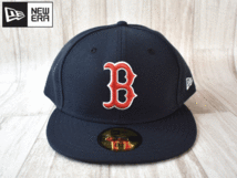 ★未使用品★NEW ERA ニューエラ BOSTON RED SOX ボストン レッドソックス 59FIFTY 8-1/4 65.4cm ビッグサイズ キャップ 帽子 USモデル J51_画像2