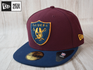 ★未使用品★NEW ERA ニューエラ NFL LAS VEGAS RAIDERS レイダース 59FIFTY 7-1/4 57.7cm キャップ 帽子 USモデル J151