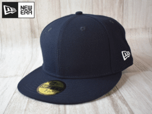 ★未使用品★NEW ERA ニューエラ 59FIFTY 7-1/4 57.7cm 無地 キャップ 帽子 USモデル デッドストック A77