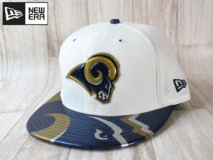 ★未使用品★NEW ERA ニューエラ NFL LA RAMS ラムス 59FIFTY 7-1/2 59.6cm キャップ 帽子 USモデル A91