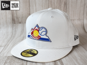 ★未使用品★NEW ERA ニューエラ MLB COLORADO ROCKIES ロッキーズ 59FIFTY 7-1/2 59.6cm フラットバイザー キャップ 帽子 A93